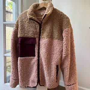 For Love & Lemons Sherpa Zip Up